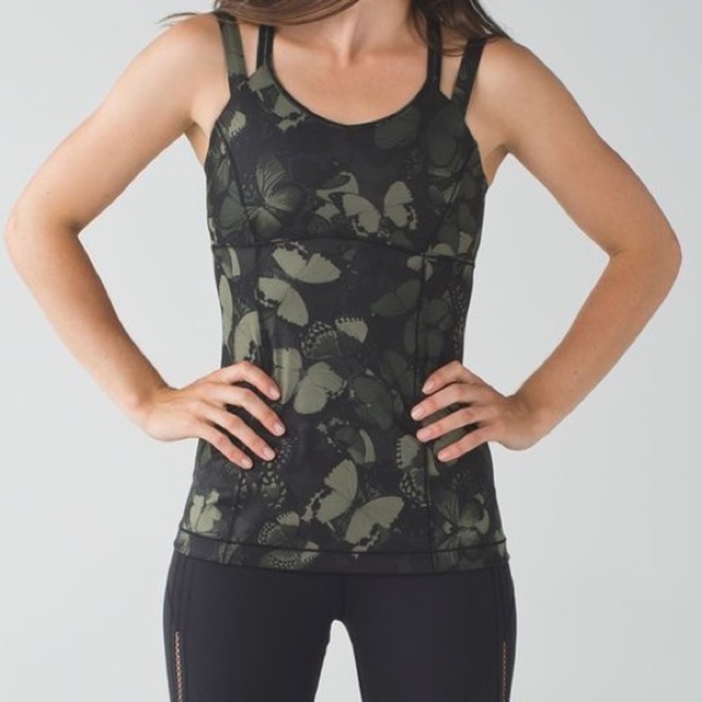 Lululemon Happy Strappy Butterfly Tank